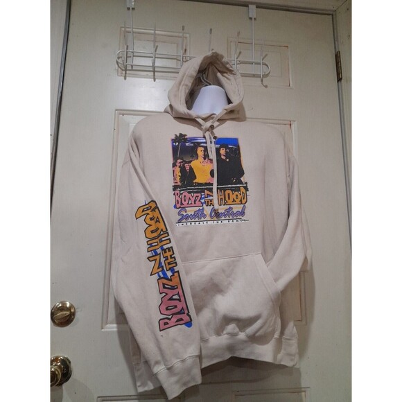 Vintage Philco Boyz N The Hood Hoodie, Tan Sz  XL HTF Y2K - Picture 1 of 5